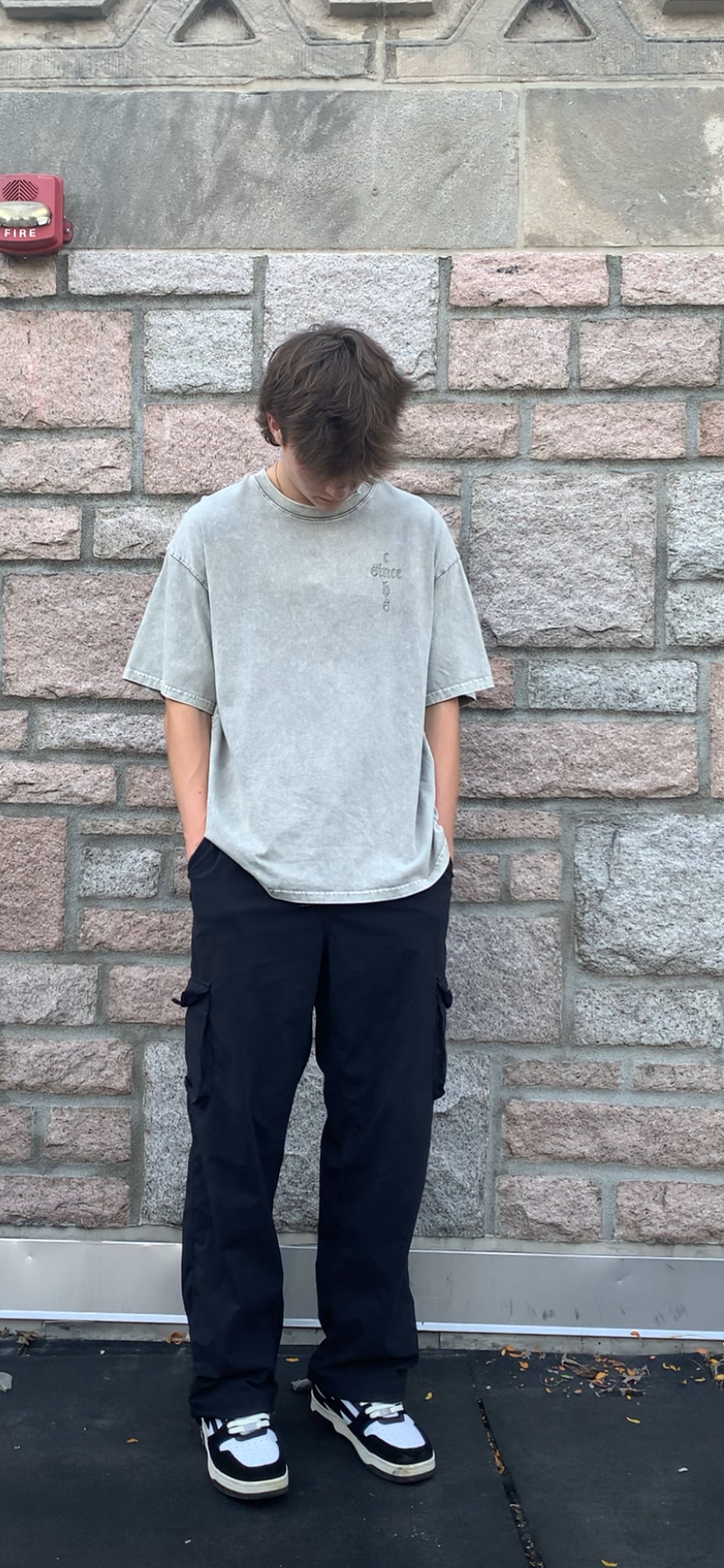 Carried Cross Snow Washed Tee