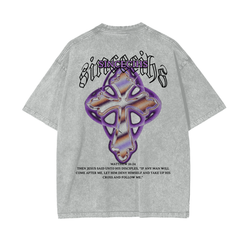 Carried Cross Snow Washed Tee