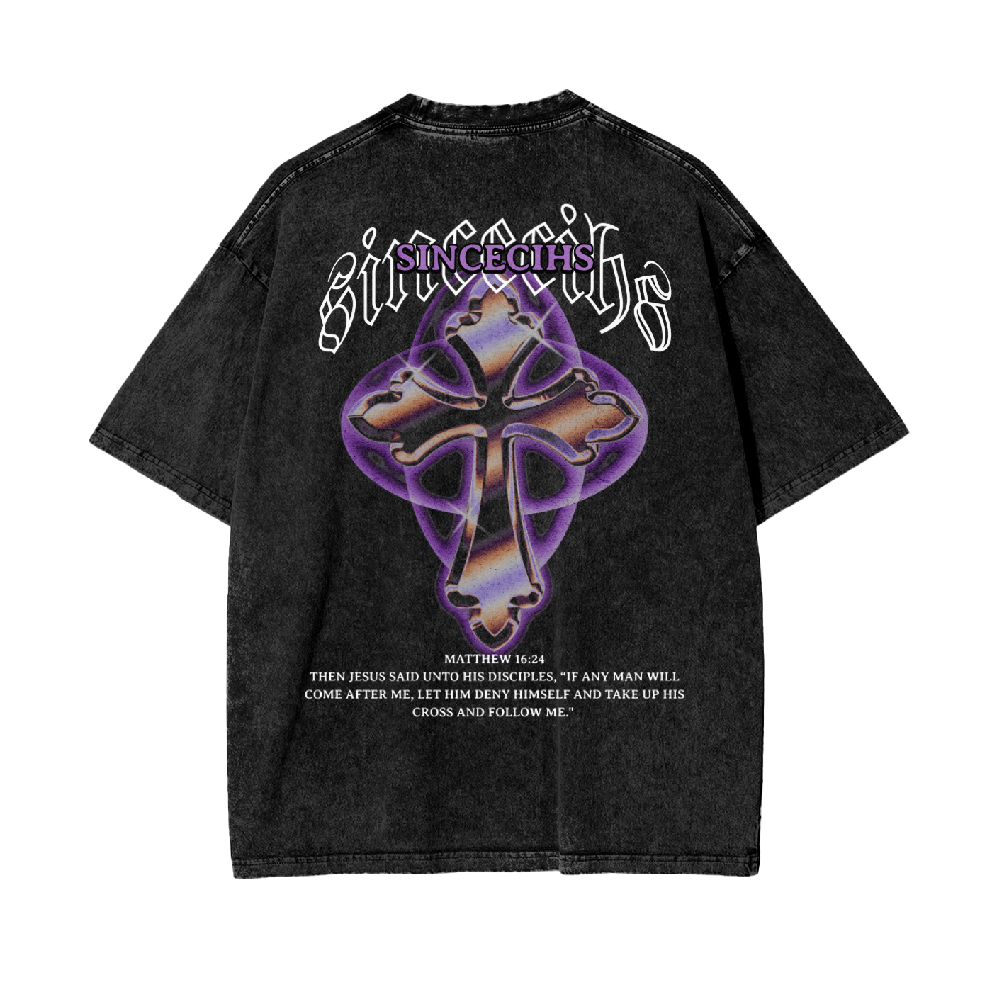 Carried Cross Snow Washed Tee