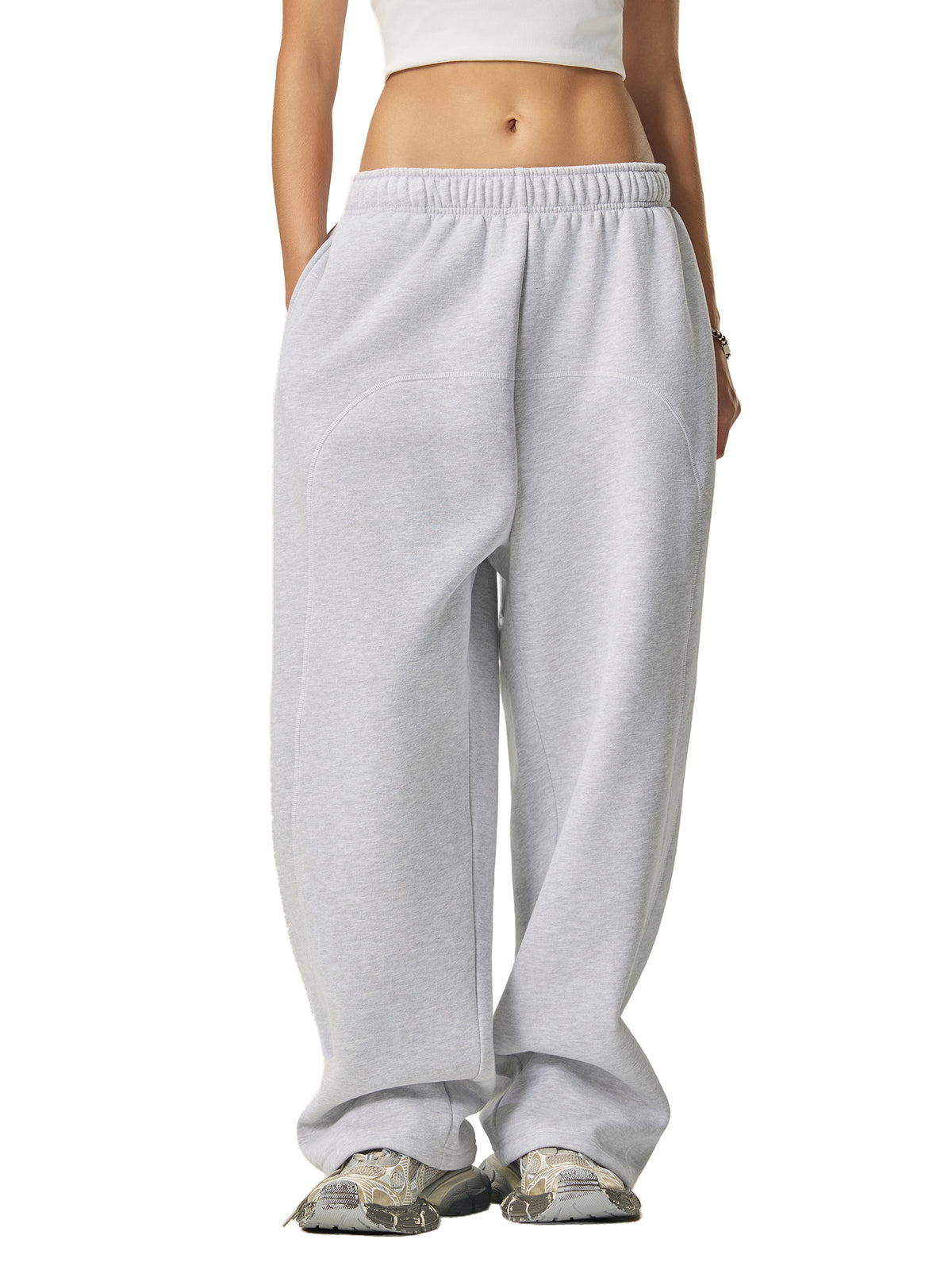 Stitched Fleece Sweatpants