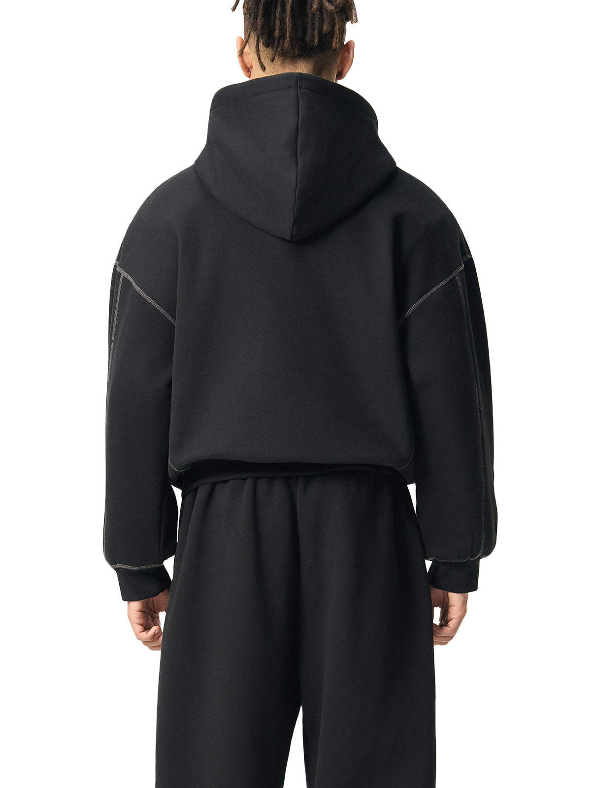 Stitched Fleece Hoodie
